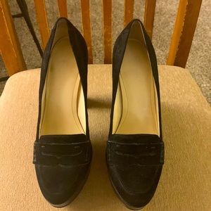 Calvin Klein Black Block Heel Size 7.5